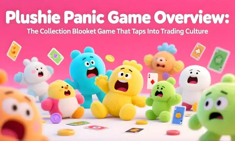 Plushie Panic Game Overview: Collection Blooket Game of Trading Culture